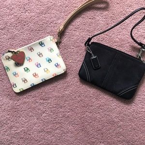 Dooney & Bourke and Coach wristlets